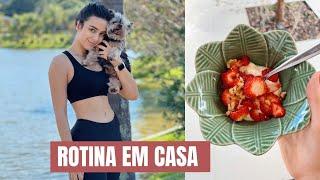 Rotina da Manhã em Casa | Alimentação Completa + Cuidados | Stephanie Garcia