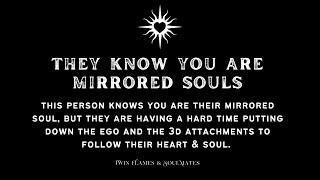 THEY KNOW YOU ARE THEIR MIRRORED SOUL️‍[Love Tarot] #soulmate