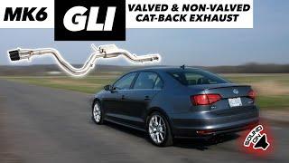 MK6 GLI Valved & Non Valved Exhaust Sounds | ECS Tuning