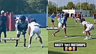 Deandre Hopkins , Calvin Ridley in HEATED 1v1 DRILLS! Tennessee Titians Training Camp HIGHLIGHTS