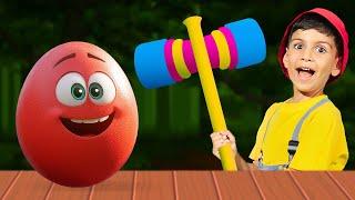 Surprise Eggs Vehicle Kids Song - Nursery Rhyme For Kids | BabyBillion