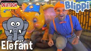 Blippi Deutsch - Blippi erkundet Dschungeltiere | Abenteuer und Videos für Kinder