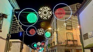 Christmas lights   4K Ponta Delgada, Sao Miguel Azores Portugal  - 23.11.2024 #Natal