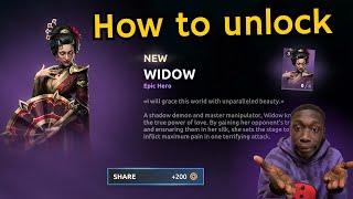 How to Unlock New Hero Widow 🪭|| New Event complete walkthrough || Shadow Fight 4 Arena