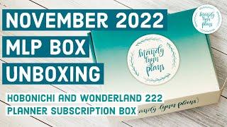 November 2022 MLP Box Unboxing || Mandy Lynn Plans || Planner Sticker Subscription