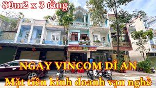 Bán nhà bình dương (867) nhà mặt tiền kinh doanh ngay vincom dĩ an giá rẻ