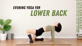 8min Evening Yoga For Lower Back Pain(No Talking) | 허리통증을 위한 요가 | Yoga Song Hayeon