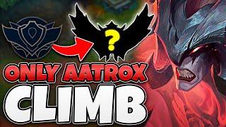 League of Legends but I ONLY play Aatrox (NEW RANKED CLIMB! #1)