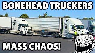 MASS CHAOS at the Truck Stop | Bonehead Truckers