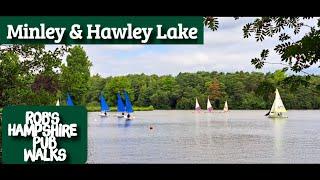 #89 Rob's Hampshire Pub Walks Minley & Hawley Lakes