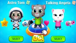 Talking Tom Fun Fair Gameplay Walkthrough King Tom Angela Astro Tom Ninja Becca New