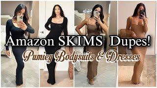 AFFORDABLE AMAZON BODYSUITS UNDER $30 | PUMIEY AMAZON FASHION 2023|SKIMS Dupes!