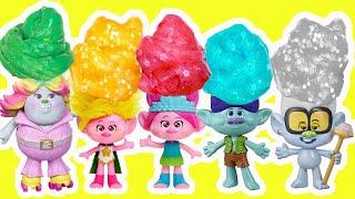 Trolls Band Together Movie  DIY Slime Making Tutorial with Poppy, Branch, Viva