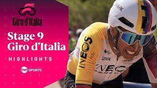 SUPER BATTLE OVER THE GRAVEL!  | Men's Giro d'Italia Stage 9 Race Highlights | TNT Sports Cycling
