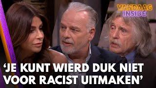 Johan tegen Olcay Gulsen: 'Ik vind niet dat je Wierd Duk voor racist uit kunt maken'