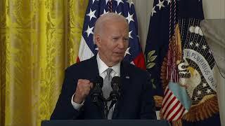 Biden speaks at a Presidential Citizens Medal Ceremony