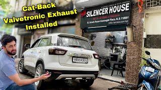 Loudest Valvetronic Exhaust  Installed in Brezza | Mechanical Jugadu