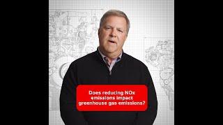 Does reducing NOx emissions impact greenhouse gas emissions?