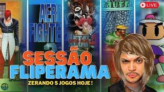 ⭕ ZERANDO 5 JOGOS DE FLIPERAMA - SESSÃO FLIPERAMA