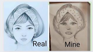 recreating drawing from Farjana Drawing Academy/ Fun with Ayushi