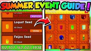 GUIDE to SUMMER UPDATE in Grow a Garden!! (Roblox)