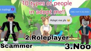 10 types of people in Adopt Me! (Part 1) Starlight Kitty Gaming