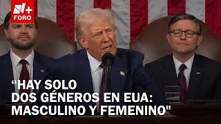 Donald Trump asegura que solo existen dos géneros en EUA: Masculino y Femenino - Las Noticias