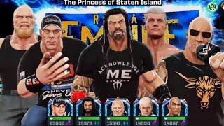  6 Star Roman Reigns, The Rock, Brock Lesnar, John Cena & Cody Rhodes  Game Play | WWE Mayhem