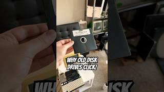 Why Old Disk Drives Click! #retrotech #apple #vintagecomputer #tech