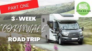 Cornwall Road Trip: Part ONE - Our 3-week Motorhome Van Tour of Cornwall