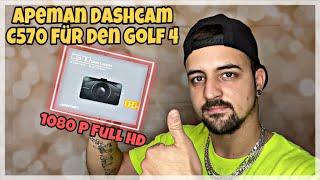 Golf 4 1.6 SR Bekommt Endlich ne Dashcam von Apeman C570 | Rüstet auf um euch zu Schützen ! ⭐️