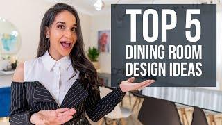 Top 5 Dining Room Interior Design Ideas | Tips and Trends for Home Decor