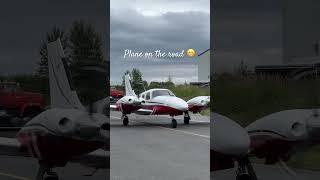 Plane on the road #aviation #pilot #canada #vancouver #plane #shortvideo #shorts