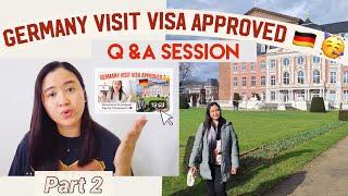 Germany Visit Visa Success Tips Q&A #germanyvisitvisa #schengenvisa Schengen PH