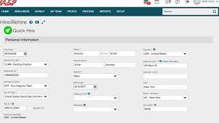 ADP and Intacct New Hire Integration Demo