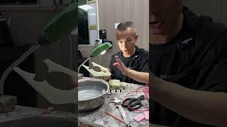 都说钢板料钢板料，来看看#玉石魅力 #珠宝加工 #珠宝首饰 #和田玉 #是时候给老爸安排上和田玉了