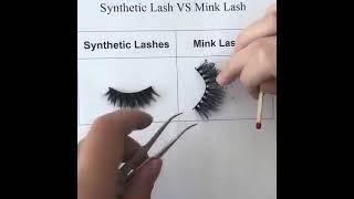 mink lashes VS slik lashes wholesale mink lashes from eyelash vendors