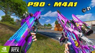 P90 + M4A1 21 kill random squad Blood strike max graphic rtx 2060