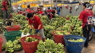 The largest banana market in Thailand - Food Land