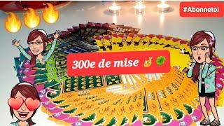 GROS MÉLANGE DE TICKETS FDJ 300E DE MISE INCROYABLE ÇA GAGNE