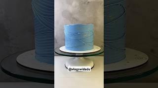 How To Make Wave Cake #cake #food #cakerecipe #cakedesign #cakeart #trending