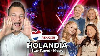 TYPOWA HOLANDIA  NA EUROWIZJI JUNIOR | Stay Tuned - Music | REAKCJE