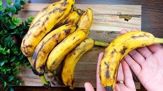 Don't throw away the old BANANA  No one will believe what you did with the bananas. DELICIOUS and