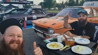 Sista raceday laxå! speakern bjuds på surströmming! Streetweek 2024