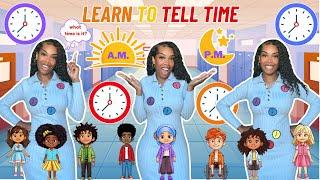 What Time Is It| Tell Time On An Analog Clock| Learning With Ms Houston