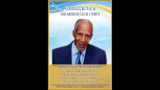 Celebrating the life of Sir Arthur Cecil  Cyrus 13/4/23 at 9:00am.