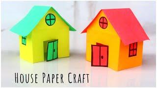 How To Make Easy Paper House Craft for Kids / School Project