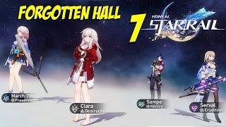 [F2P] Forgotten Hall Memory Stage 7 Full Clear: Clara Team | Honkai Star Rails
