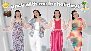 pack with me for greece ️ huge holiday try on | dopamine dressing