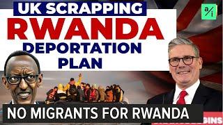 New UK Prime Minister Scraps deal to deport migrants to Rwanda on first day to Work.